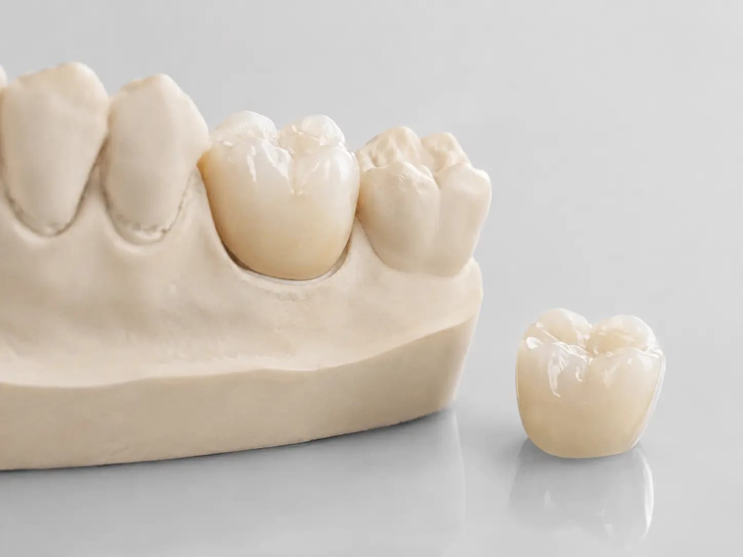 Corona dental digital de zirconia